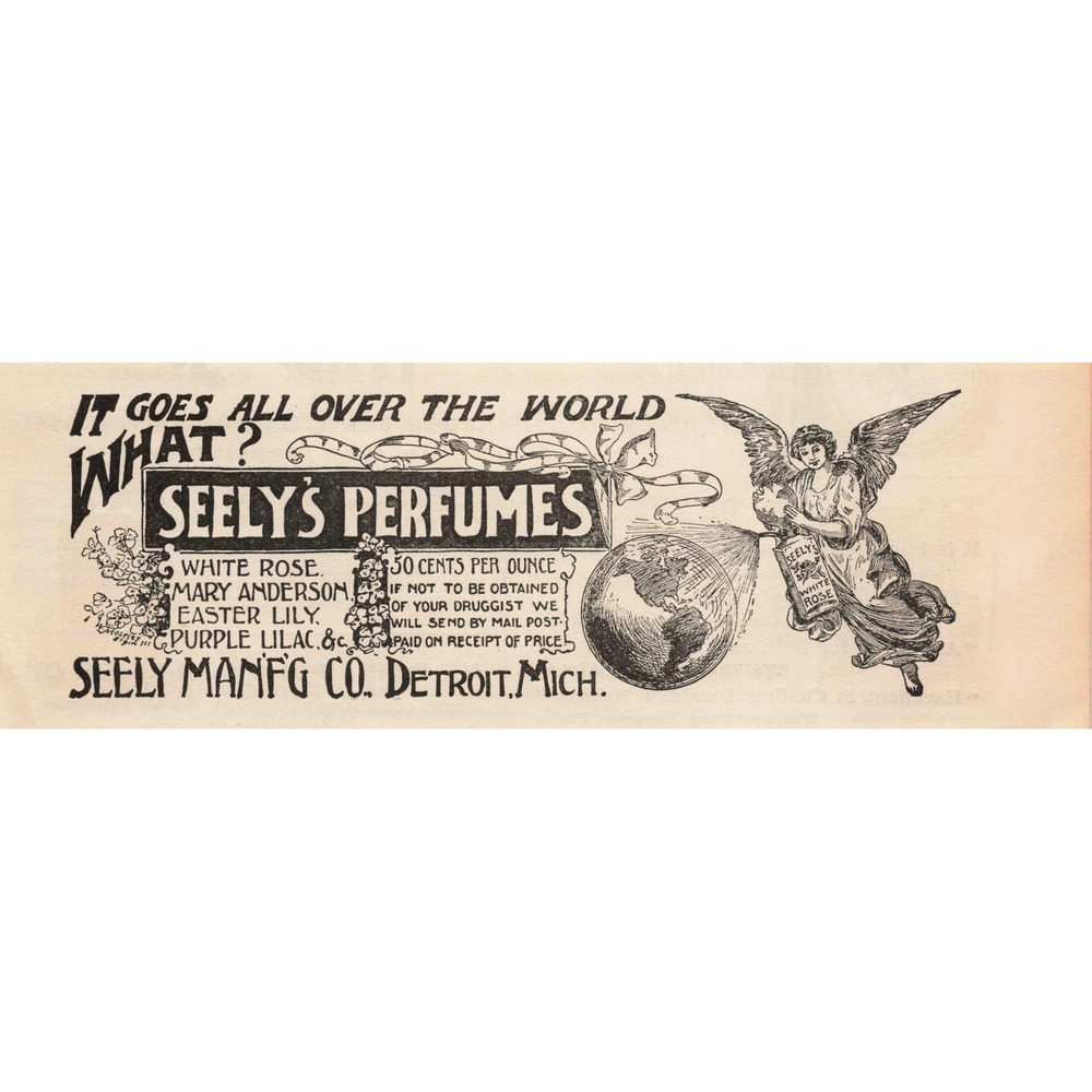 Seelys Perfumes Advertisement Detroit Michigan Vintage Advertising Print Ad - Picture 1 of 1